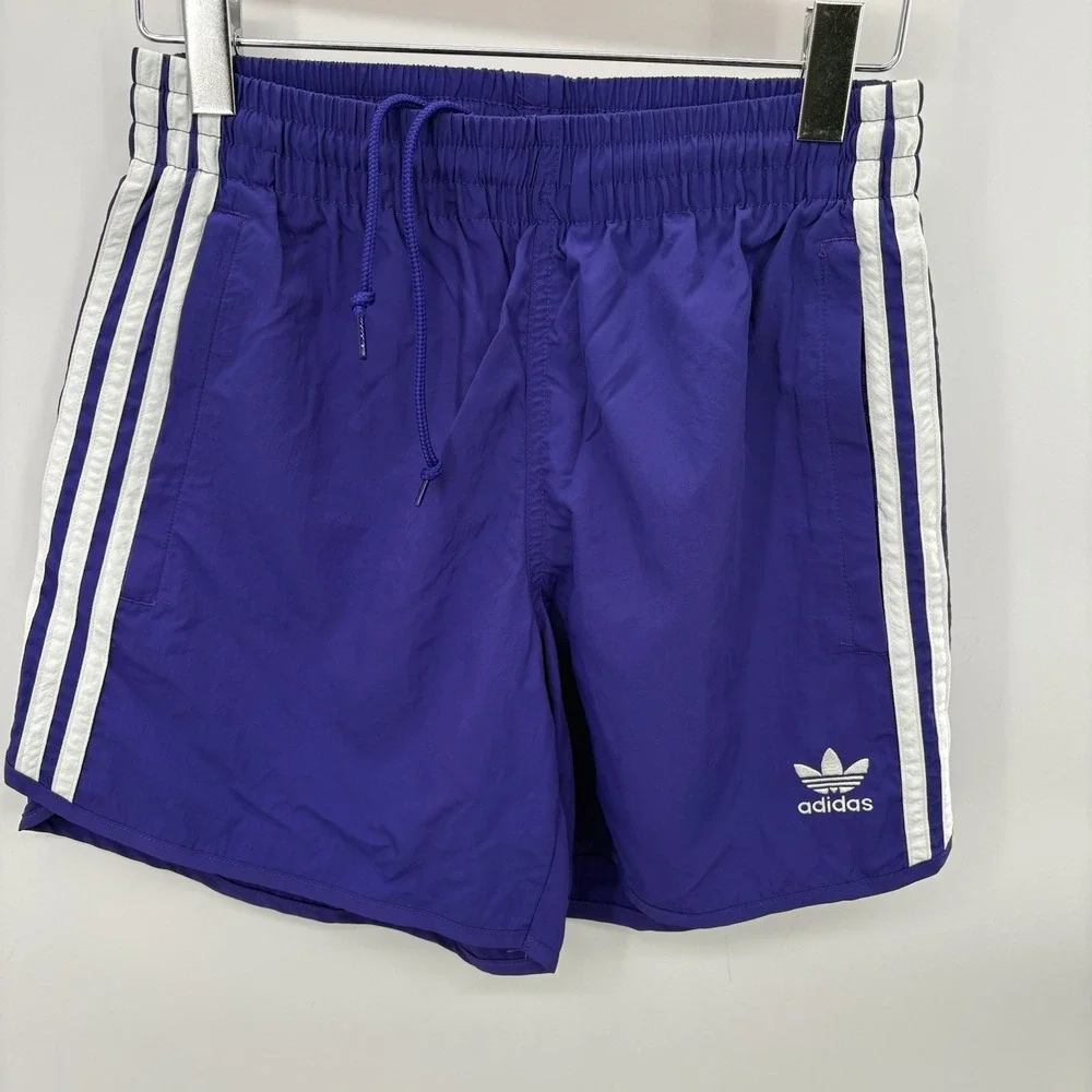 Adidas Men's Originals Semi Cobalt Blue Purple Sprinter Shorts NWT $45 Size XS
